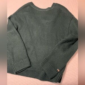 PINK Victoria's Secret Green Knit Sweater